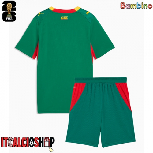 Senegal Seconda Maglia Bambino Mondiali 2026 Manica Corta (+ Pantaloni corti)